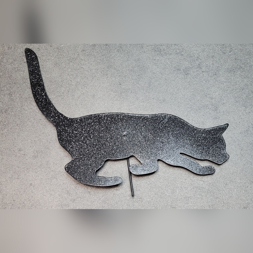 Halloween Metal Cat & Mouse Silhouette Decorative Set - Picture 7 of 15